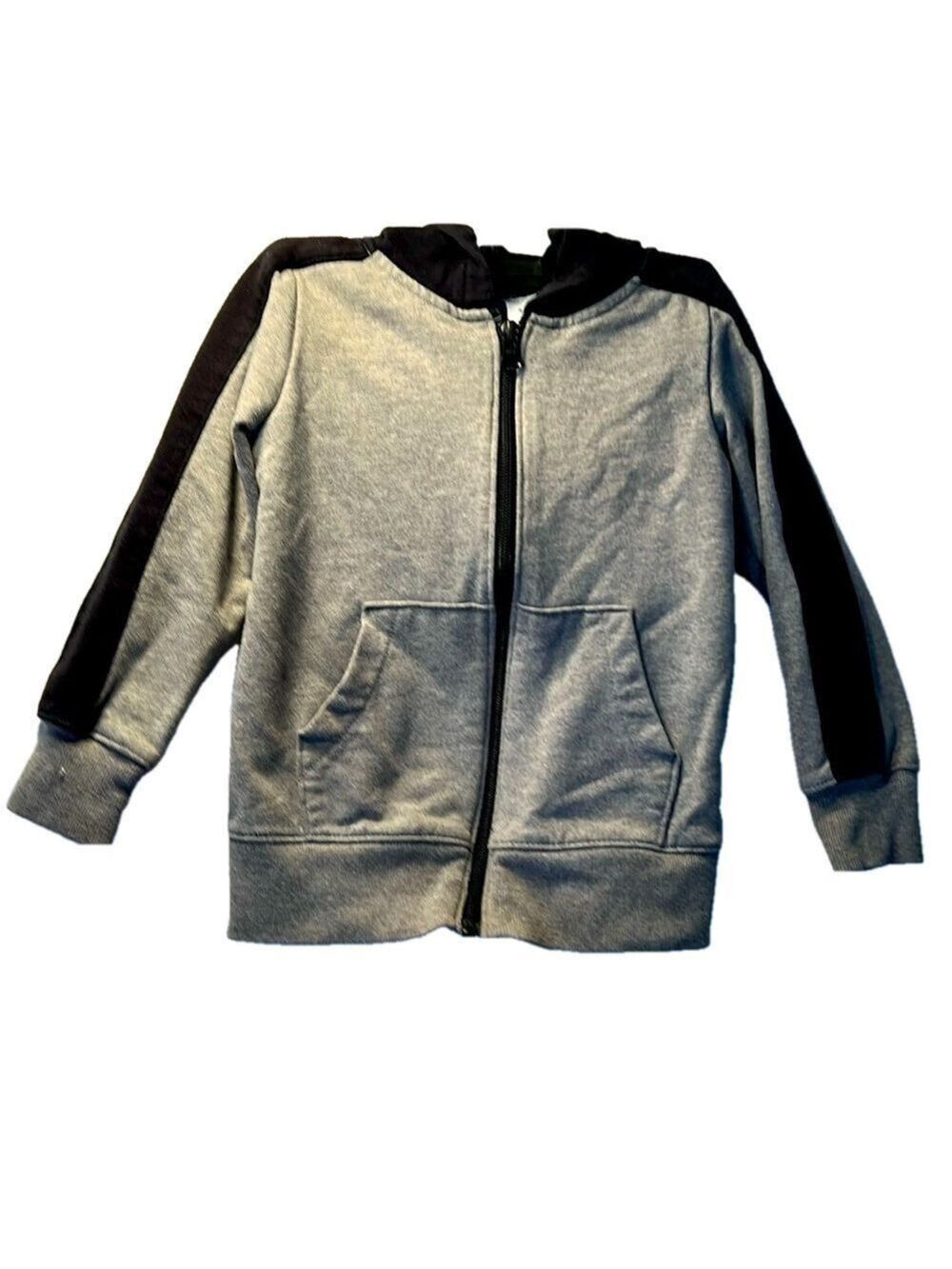 Carter's Kid Sweatshirt, Size 4/4A, Gray and Black, Gently Used
